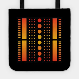 “Dimensional Solar System” - V.4 Orange - (Geometric Art) (Dimensions) - Doc Labs Tote