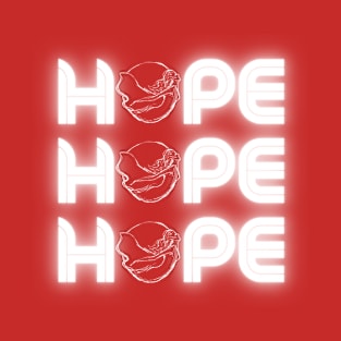 SheHopes HOPE HOPE HOPE with Logo T-Shirt