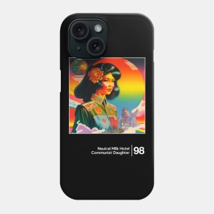 Neutral Milk Hotel - Communist Daughter / Minimal Style Graphic Artwork Phone Case