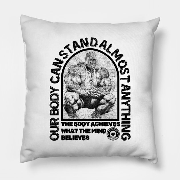 Strong body. Pillow by ZM1