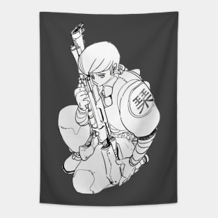 pistola girl Tapestry