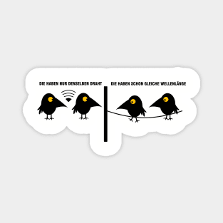 Funny ravens with WiFi Magnet