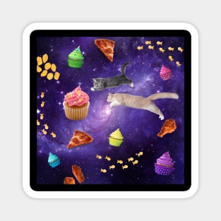 Cats N' Cupcakes in Space Magnet