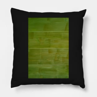 Green Wood Background Pillow