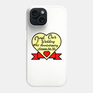 2nd wedding anniversary Phone Case