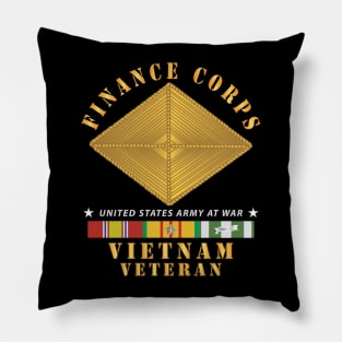 Army - Finance Corps - Vietnam Vet w VN SVC X300 Pillow