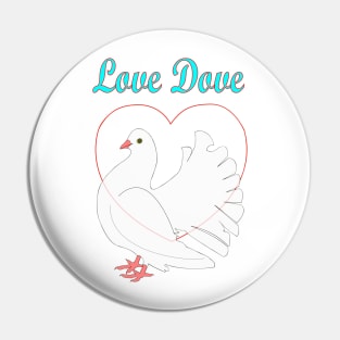 Love Dove Pin