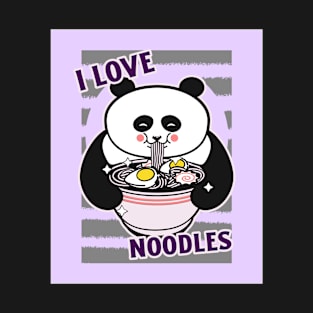 Cute Panda Ramen T-Shirt