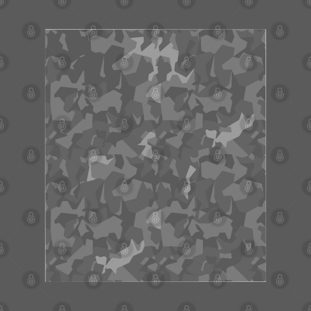 Light grey camo pattern by wamtees