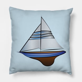 Sailing Boat Pillow