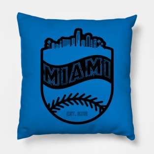 Miami Baseball 02 Pillow