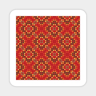 Diamond  Holiday Pattern Magnet