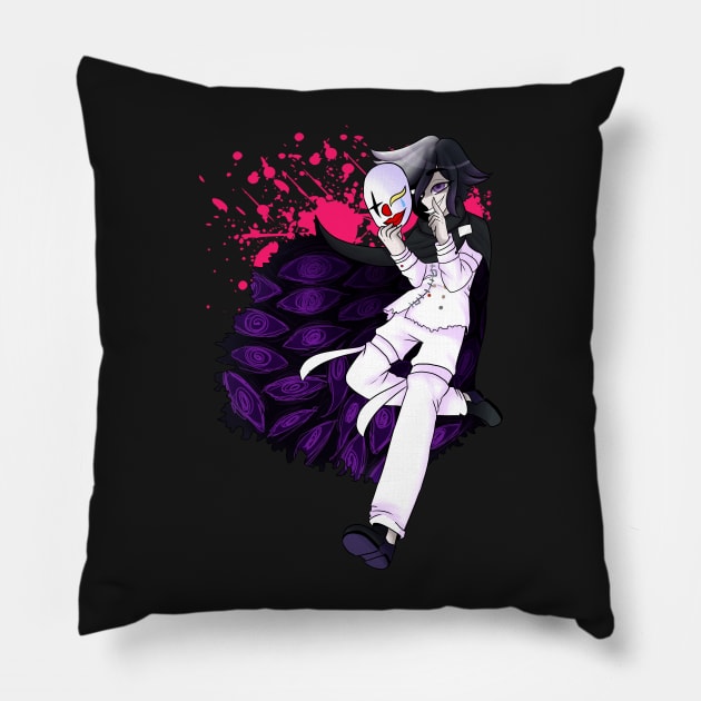 Kokichi Ouma Pillow by NoctisCael