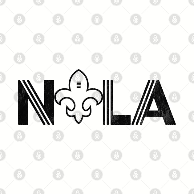 NOLA | New Orleans Football Vintage Louisiana Saint retro by Attia17