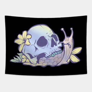 Pastel Goth Kawaii Eboy Egirl Emo Cute Skull Snail Grunge Tapestry