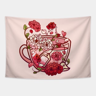 Scorpio Zodiac Teacup Tapestry