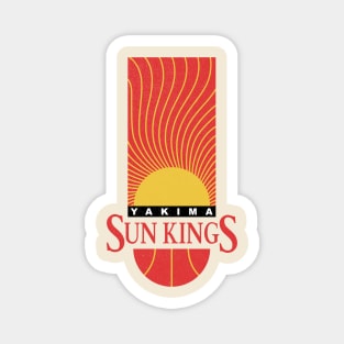 Defunct Yakima Sun Kings CBA Basketball 1990 Magnet