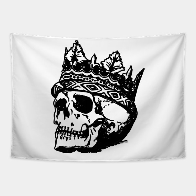 the crown of bones Tapestry by carismashop