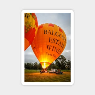 Yarra Valley Hot Air Balloons, Victoria, Australia. Magnet