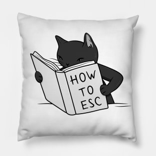 Apprentice Escapee Cat Pillow