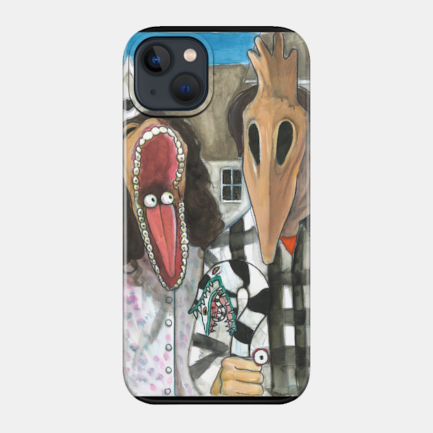 American Gothic Beetlejuice - Beetlejuice - Phone Case