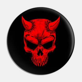 devil skull Pin