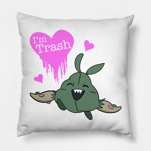 I’m Trash Pillow by ChangoATX