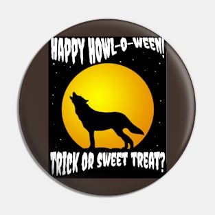 Happy Howl-o-ween! Trick or Sweet Treat? Pin