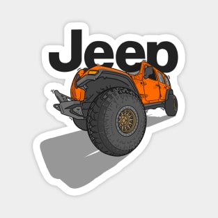 Jeep Design - Orange Magnet