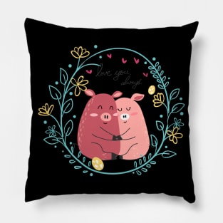 couple pig Pillow