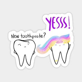 Unicorn Toothpaste Magnet