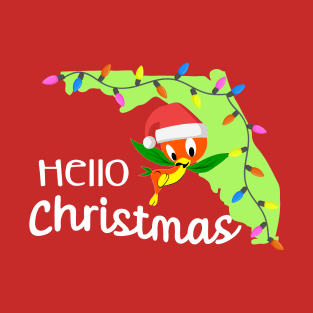 orange Bird Christmas T-Shirt