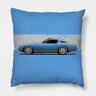 The incredibly beautiful american sports car Pillow