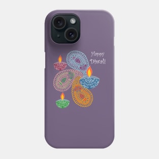 Diwali - Paisleys and Lamps Phone Case