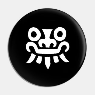 A spooky Inca mask Pin
