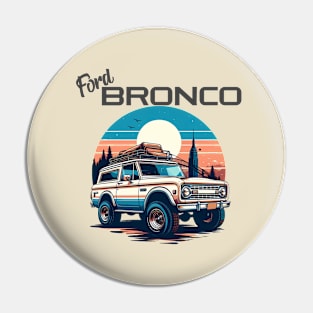 Offroad Bronco Vintage Pin