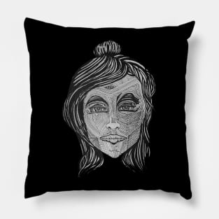 Third Eye Woman Pillow