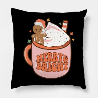 Merry and Bright Hot Cocoa Pillow