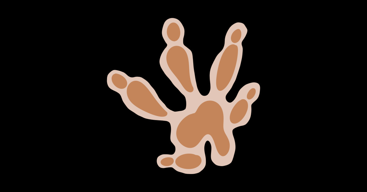 Brown Rat mouse Paw Print Rat Paw Print Sticker TeePublic mouse-rat-paw-prints-minimalistic-seamless-pattern-black-and-white