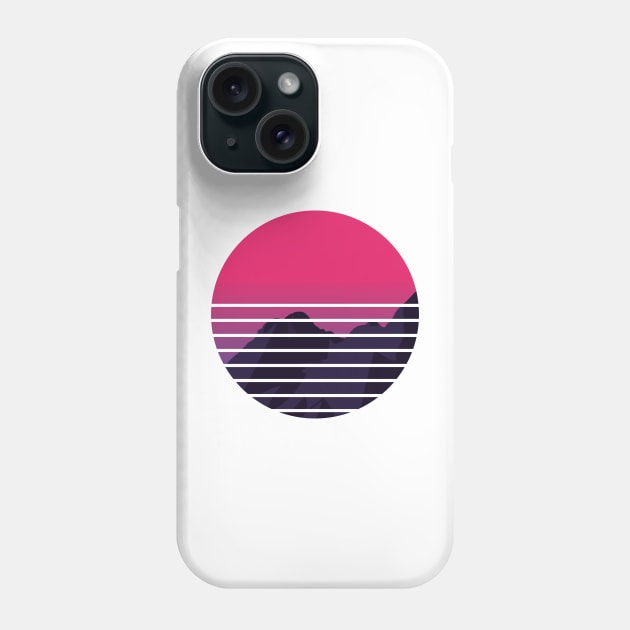 Retro Sunset Phone Case by LR_Collections