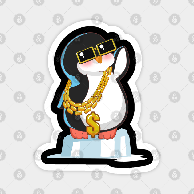 Chibi Anime Gangster Penguin Gangsta Lover - Gangsta Lover - Magnet | TeePublic Chibi Anime Gangster Penguin Gangsta Lover - Gangsta Lover - Magnet | TeePublic