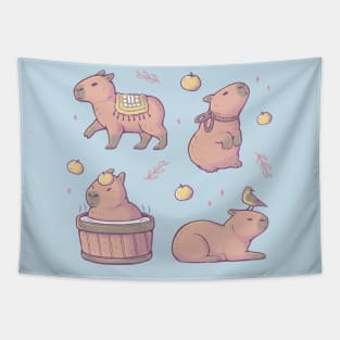 More Capybaras Tapestry