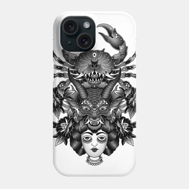 Thoughts Phone Case by Sadhakaya