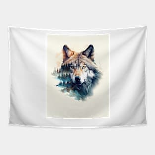 Mystic Wolf Tapestry