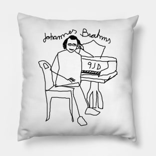 Johannes Brahms by 9JD Pillow