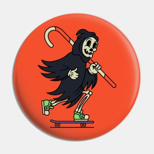 Skater Reaper Pin