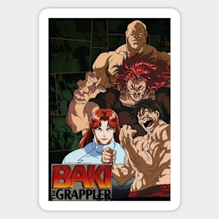 Yuichiro Hanma Baki the grappler sticker Sticker for Sale by