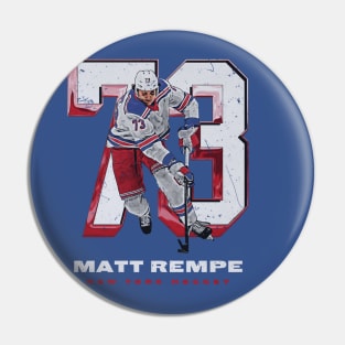 Matt Rempe New York R Number Pin