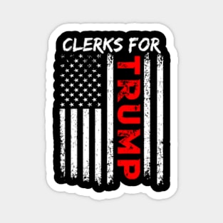 Clerks For Trump Take America Back Magnet