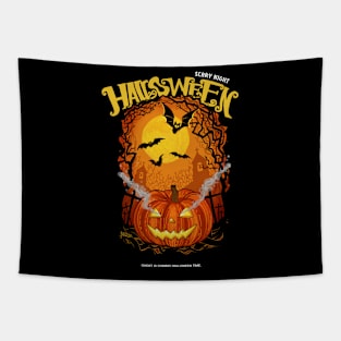 halloween pumpkins Tapestry